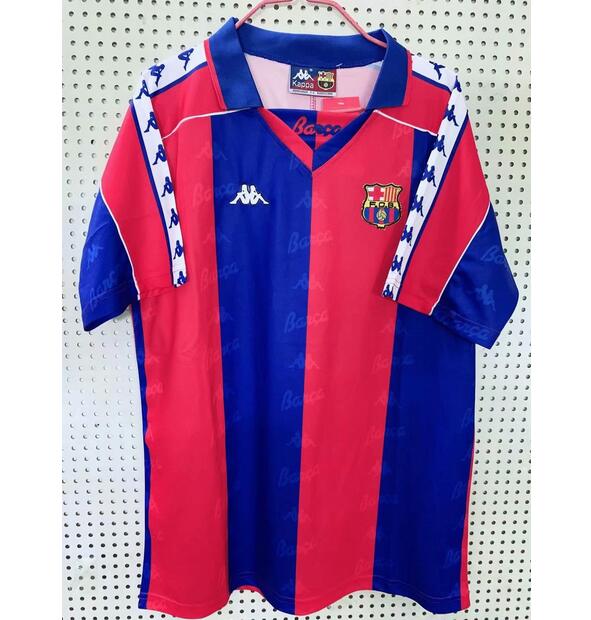 1992-95 Barcelona Retro Home Kit Soccer Jersey